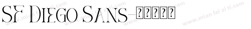 SF Diego Sans字体转换